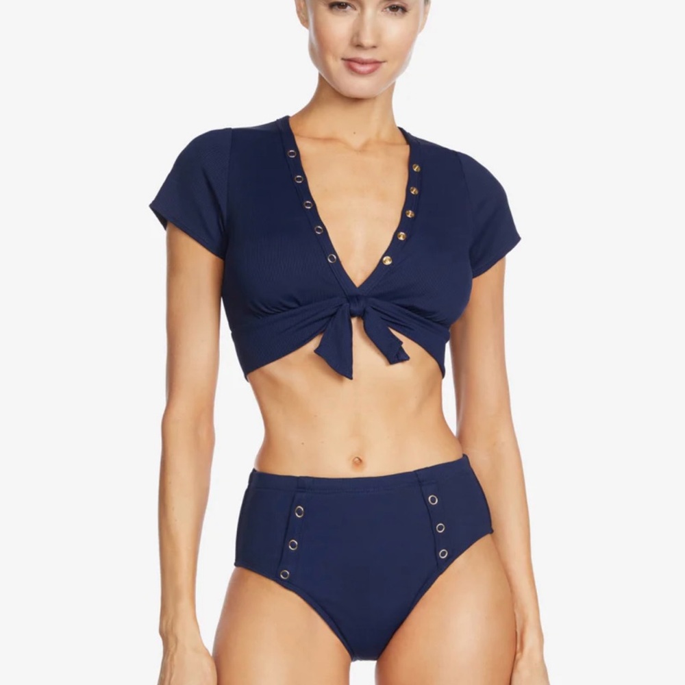 Robin Piccone Navy Blue Women's Swim Bottoms